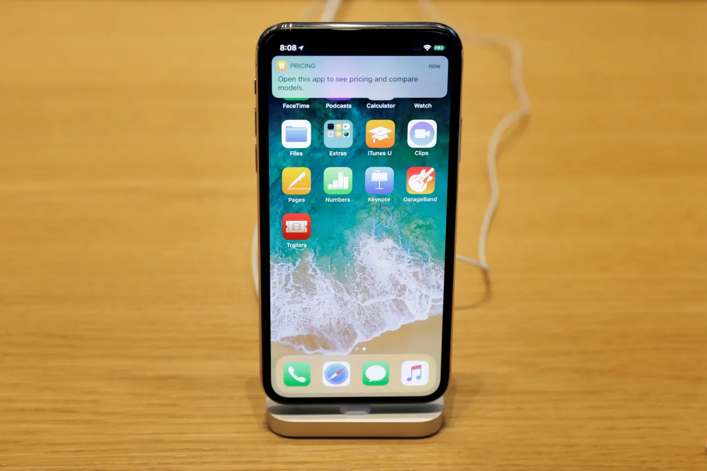 Uus iPhone X nutitelefon.