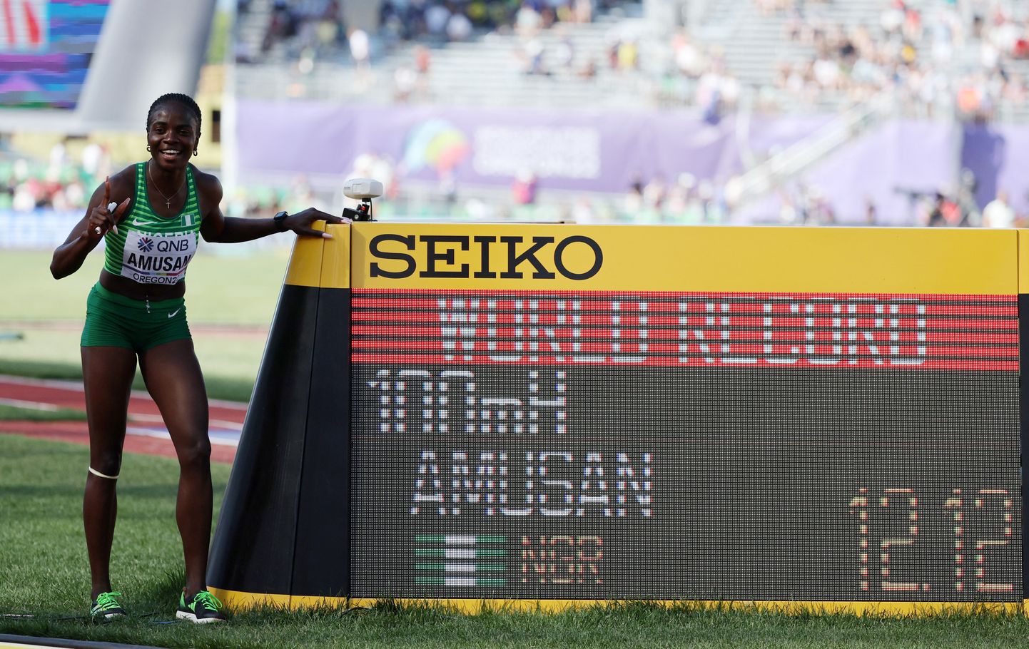 Tobi Amusan püstitas maailmarekordi poolfinaalis.
