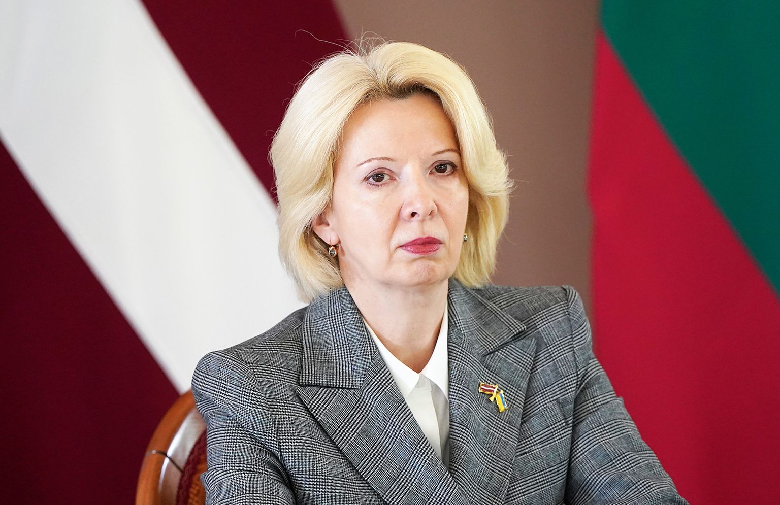 Latvijas aizsardzības ministre Ināra Mūrniece