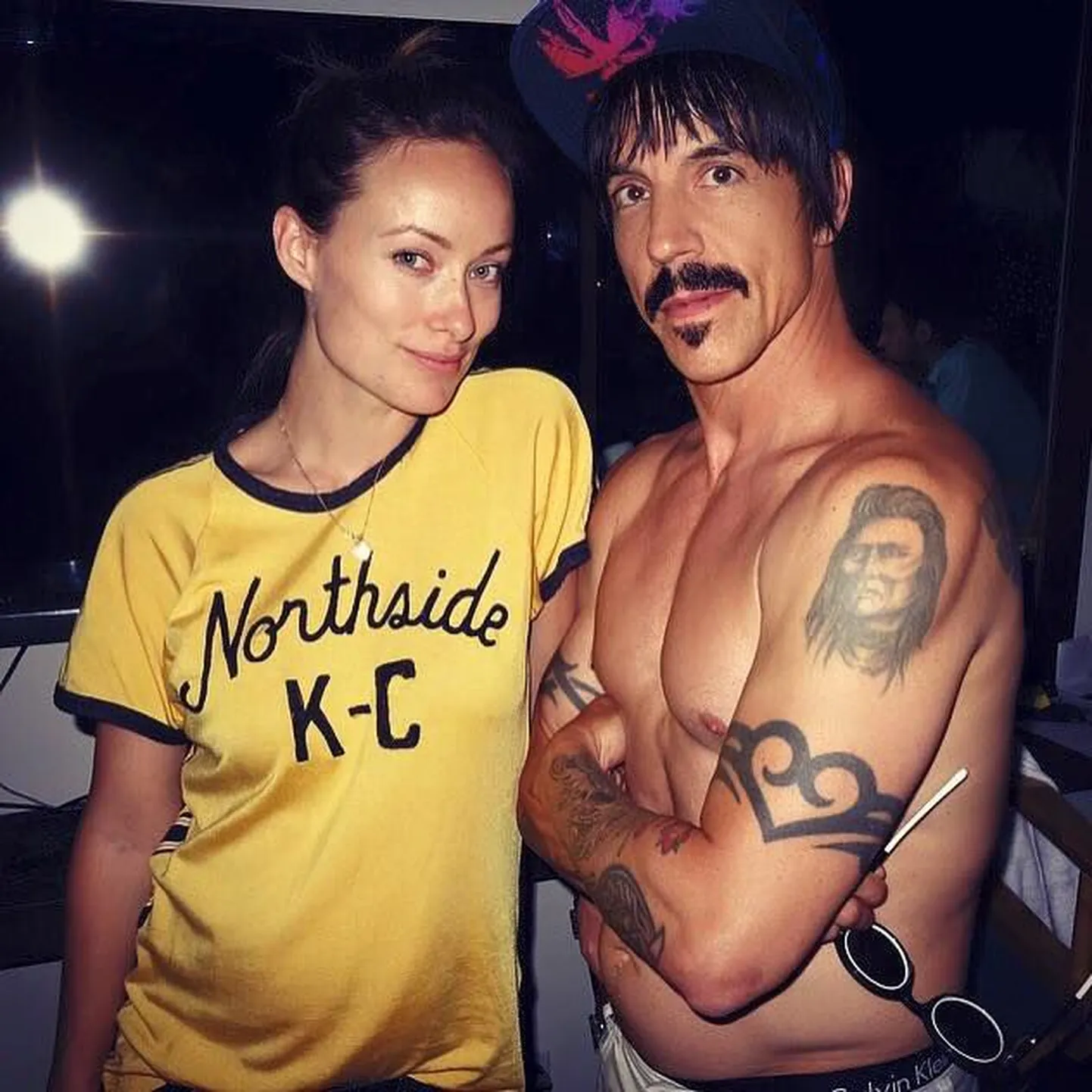 Olivia Wilde ja Anthony Kiedis