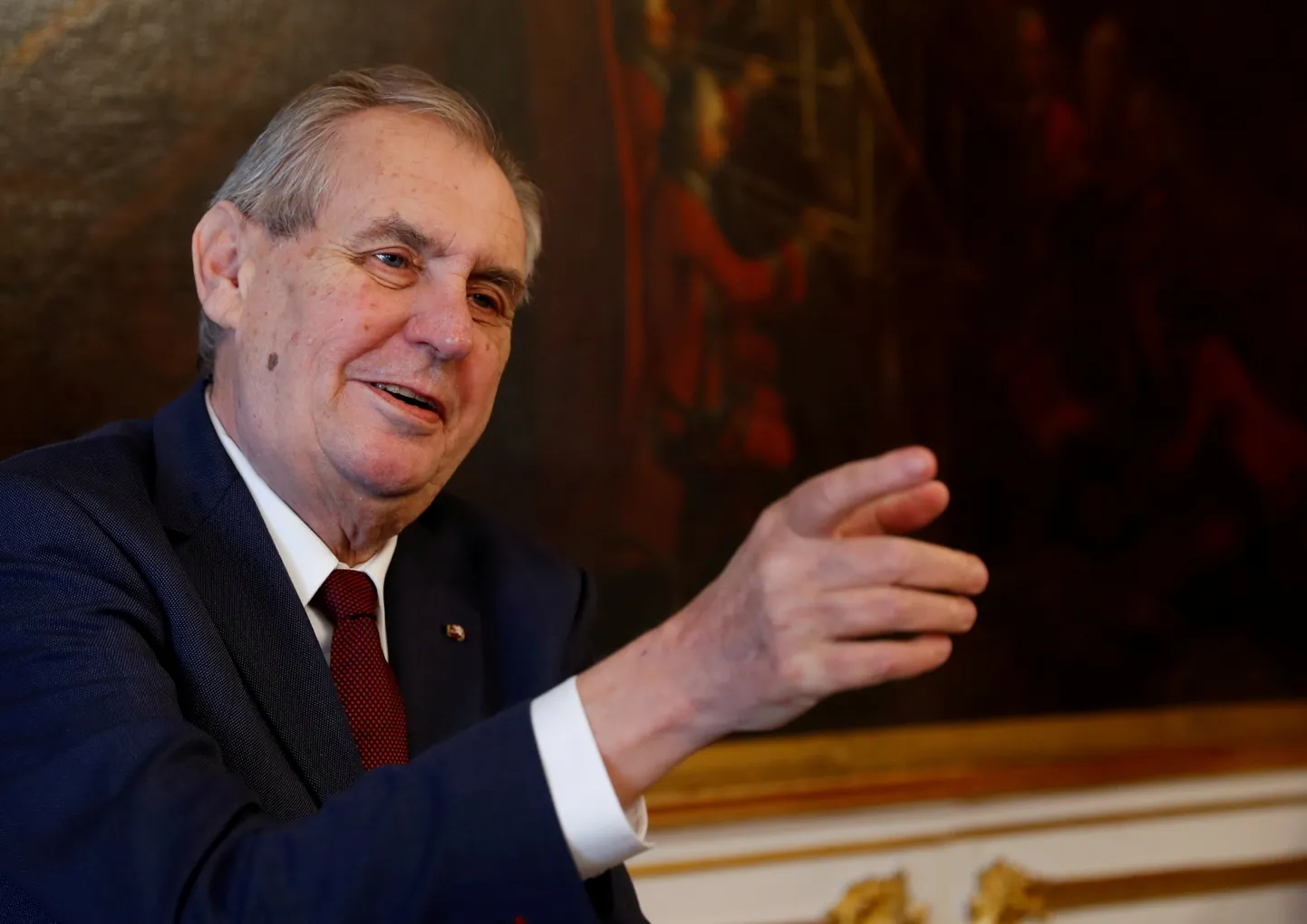 Tšehhi president Miloš Zeman.