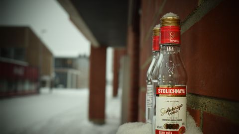 Anekdoot: tühjad viinapudelid
