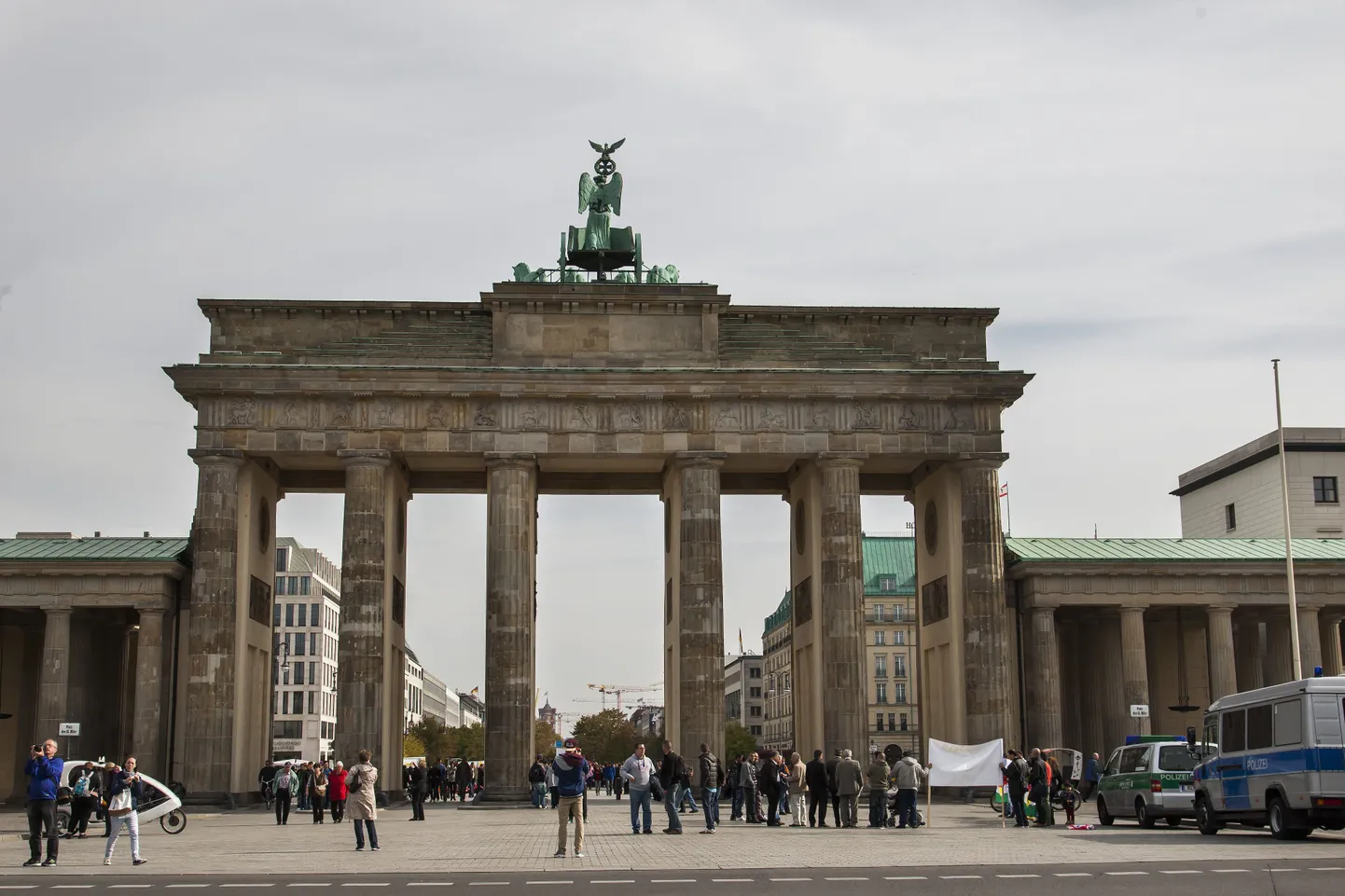 Berliini üks sümbolitest - Brandenburgi värav.