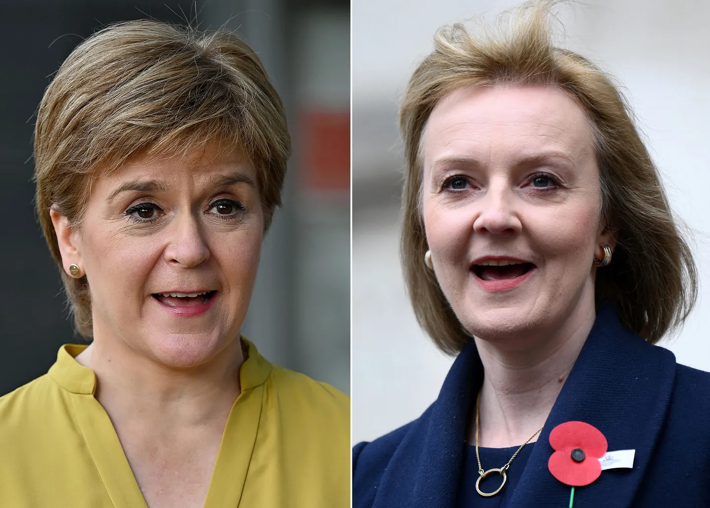 Šotimaa esimene minister Nicola Sturgeon ja Briti välisminister Liz Truss.