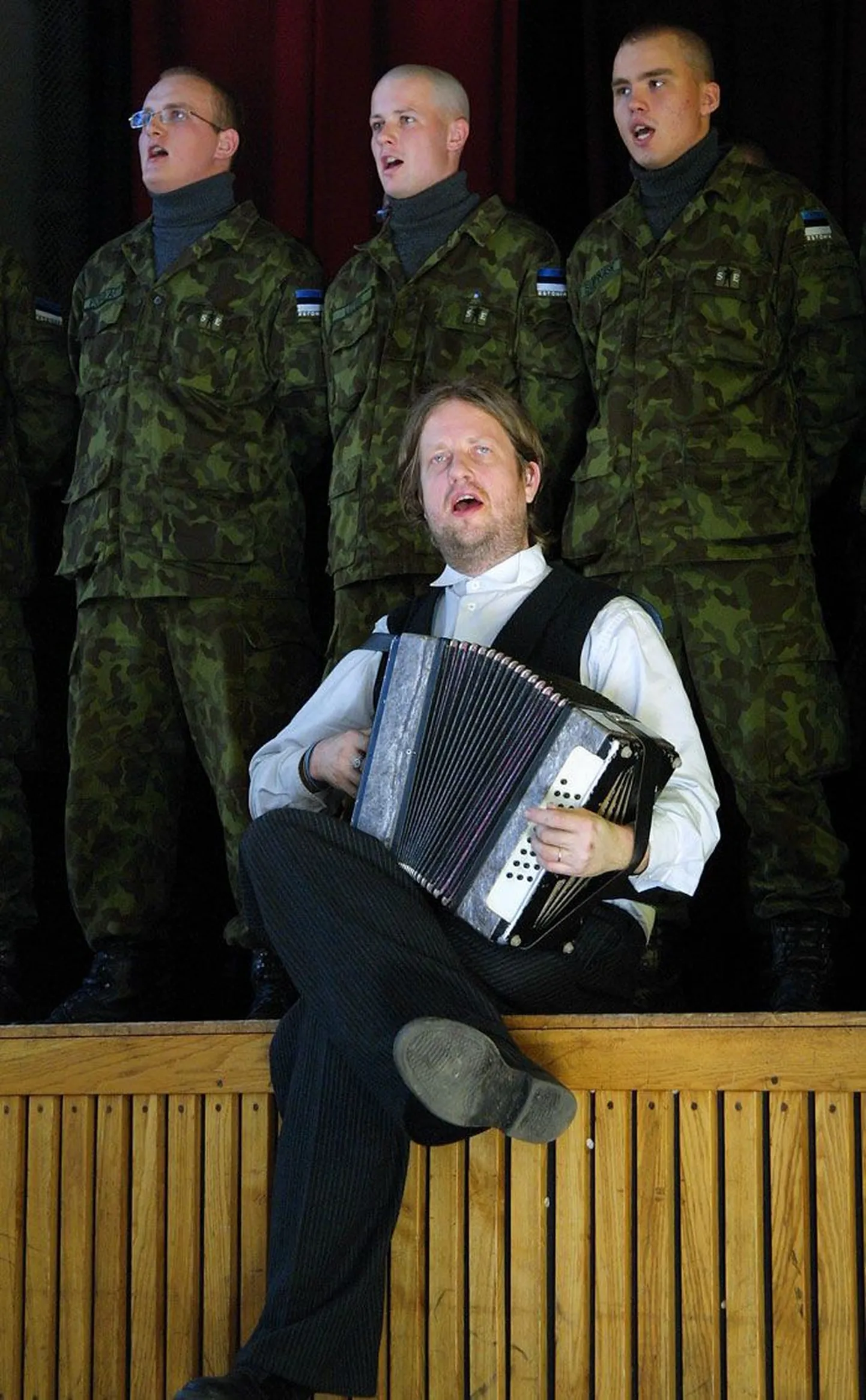 Margus Põldsepp aktsioonis.