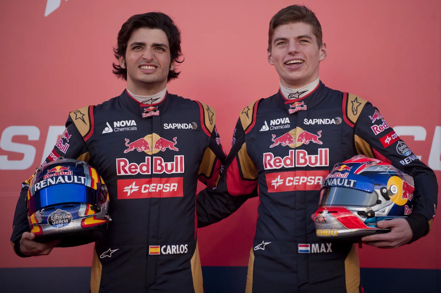 Carlos Sainz Jr ja Max Verstappen.