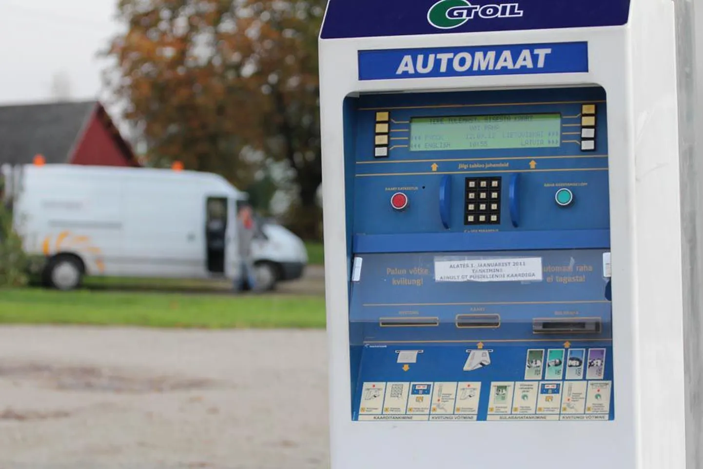 Kõpu automaattanklas on võimalik maksta vaid GT kliendikaardiga.