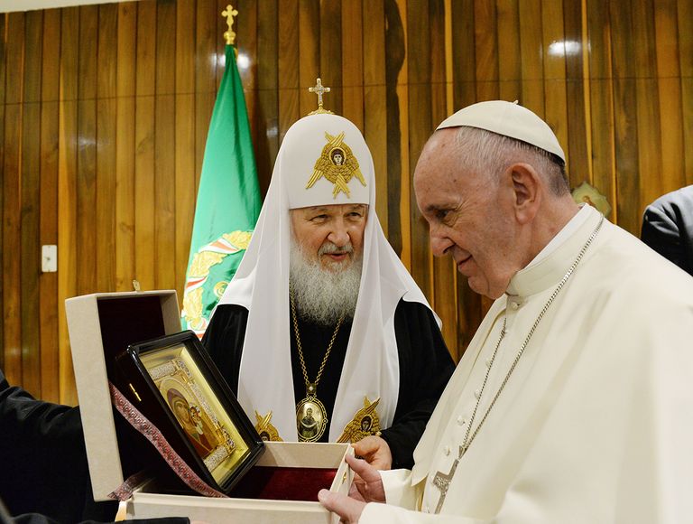Встреча патриарха Кирилла с Папой Римским Франциском, Куба, февраля 2016 года