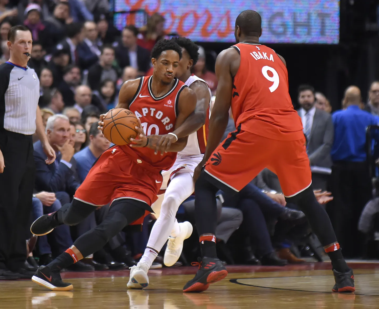 DeMar DeRozan ja Serge Ibaka lasid mõlemad Heati mängijate peal auru välja.