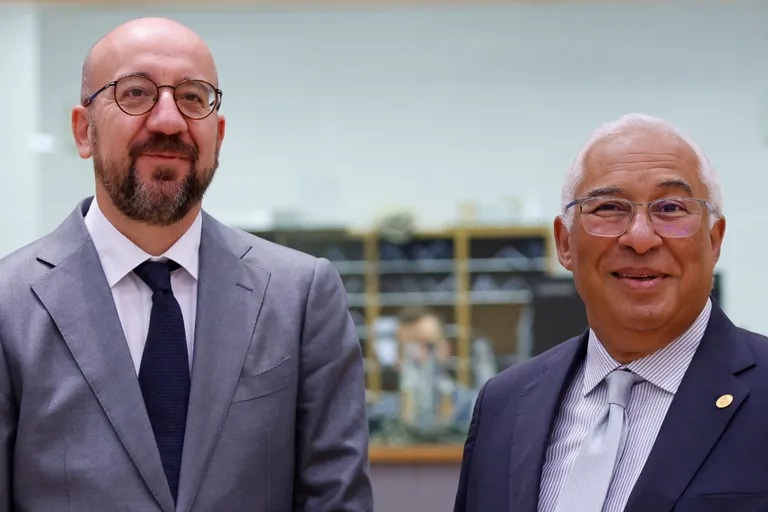 Charles Michel ja Antonio Costa kaks aastat tagasi Euroopa Ülemkogul.
