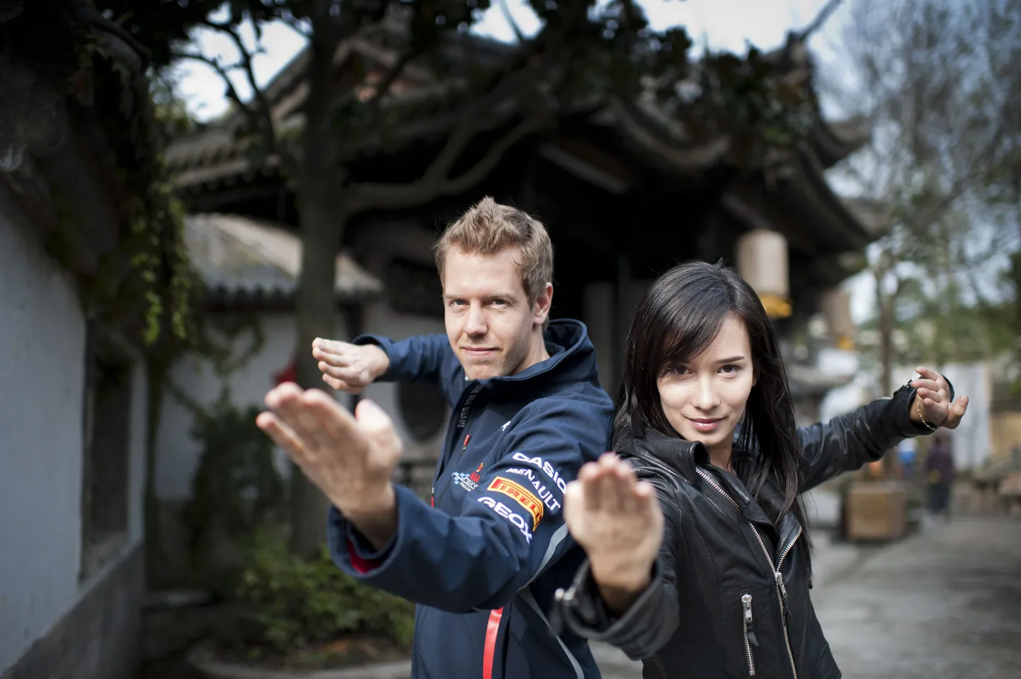 Sebastian Vettel ja Celina Jade lihvisid Hiinas lööke.