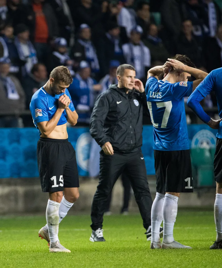 Eesti - Soome kohtumine Rahvuste liigas lõppes valusa lüüasaamisega.