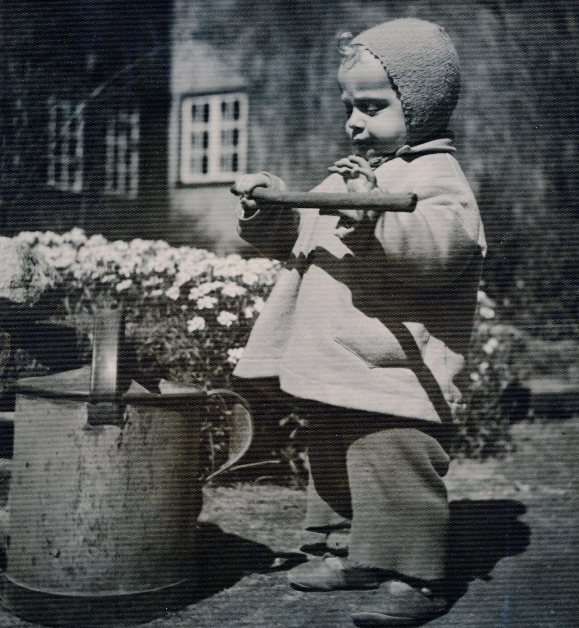 Päevapiltniku Jaan Rieti ja pere nelja naisfotograafi (tema tütarde Elma ja Hilja, naise Marie ja tolle õe Anna) keskseks modelliks kujunes 1944. aastal sündinud väike prints, Hilja Rieti poeg Kristjan-Henn.