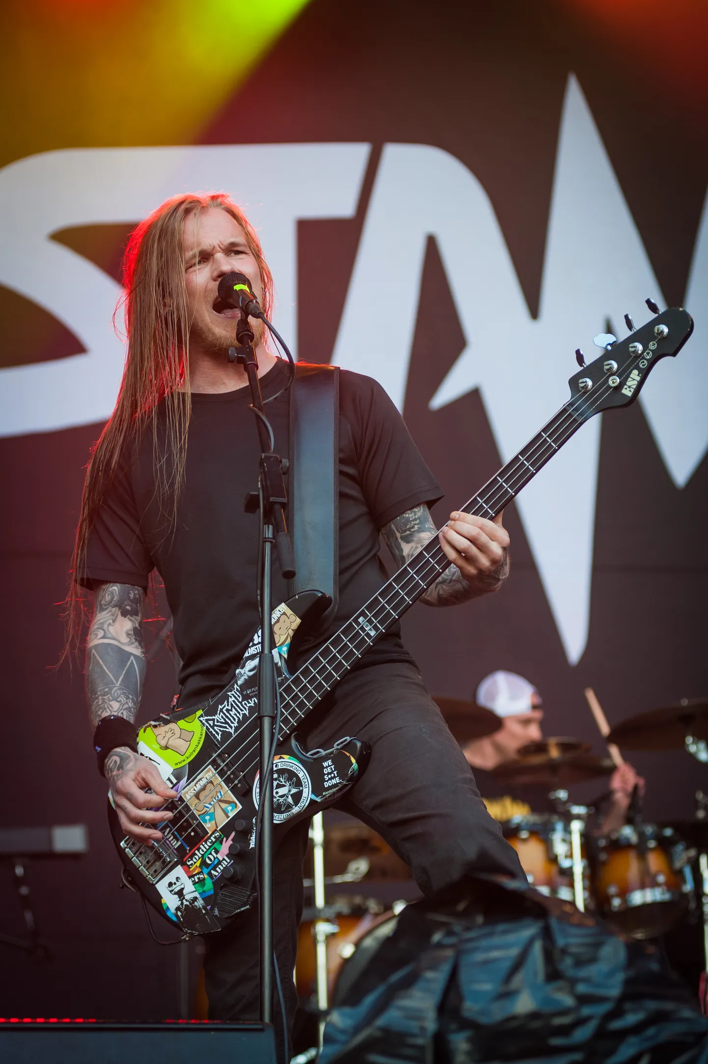 Soome metal-muusika elav legend Stam1na 2018. aastal.