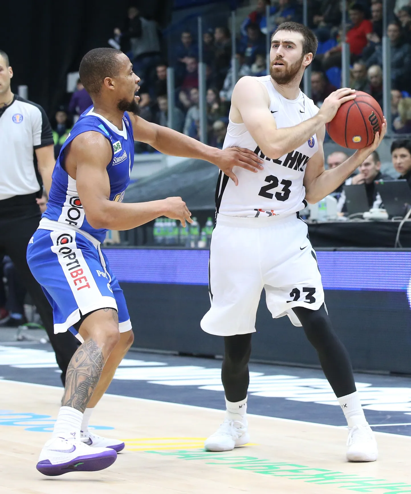 Isaiah Briscoe'd (vasakul) Alar Varrak tänases kaotuses ei süüdista.
