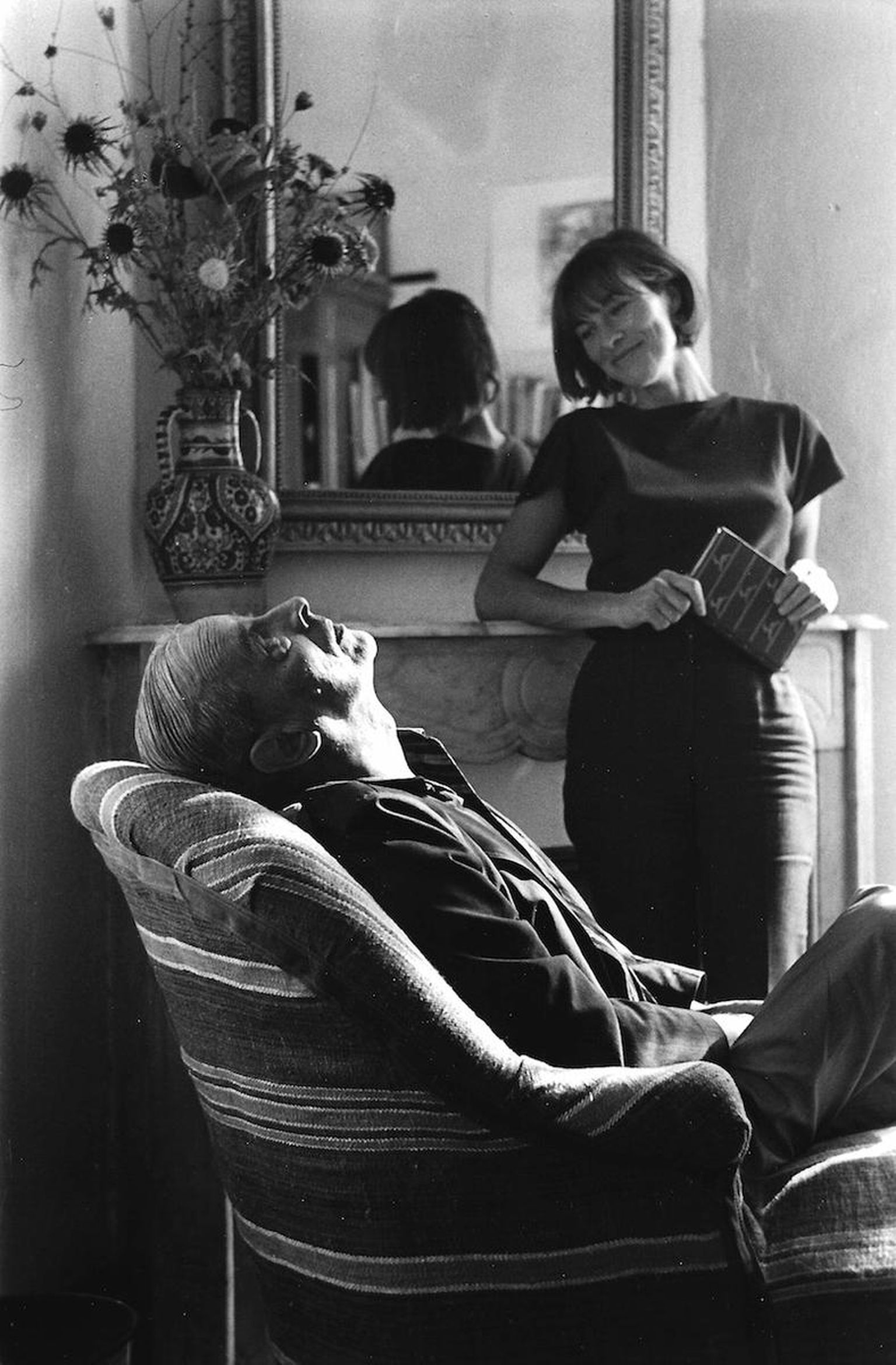 Kirjanik Witold Gombrowicz ja tema abikaasa Rita Gombrowicz.