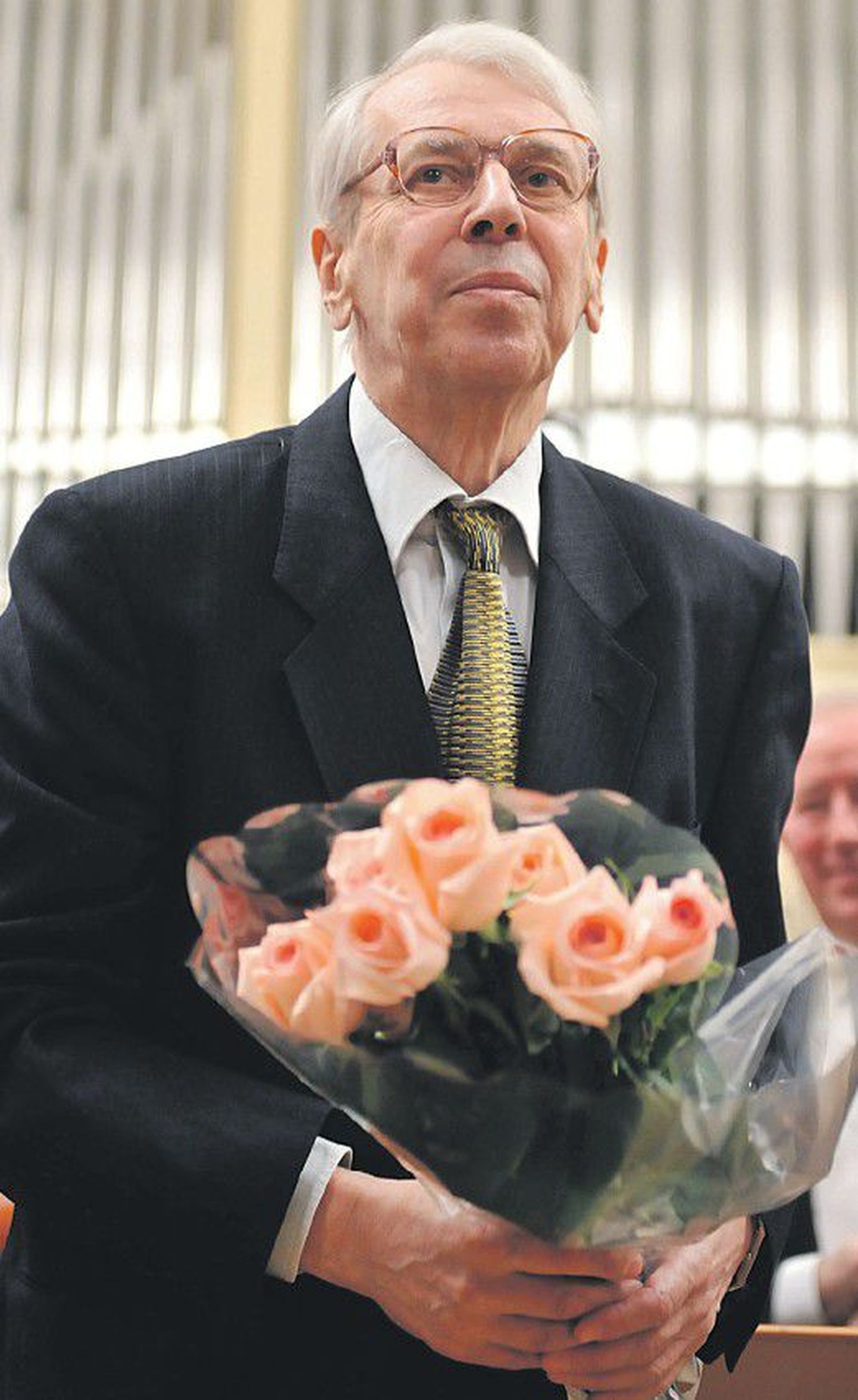 омпозитор Борис Тищенко на своем творческом вечере в Большом зале филармонии.