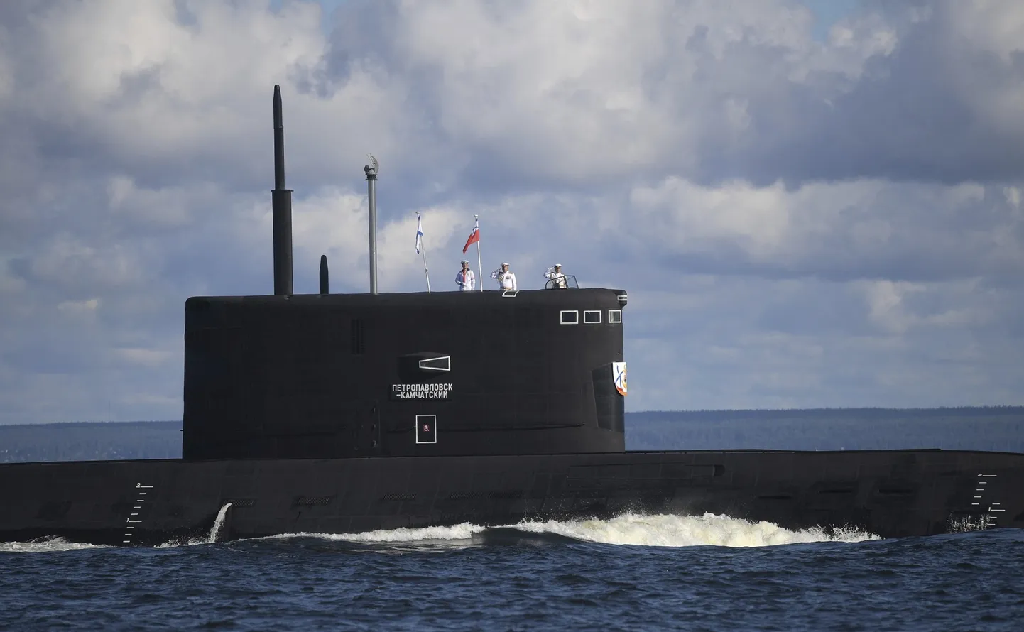 Российская подводная лодка.