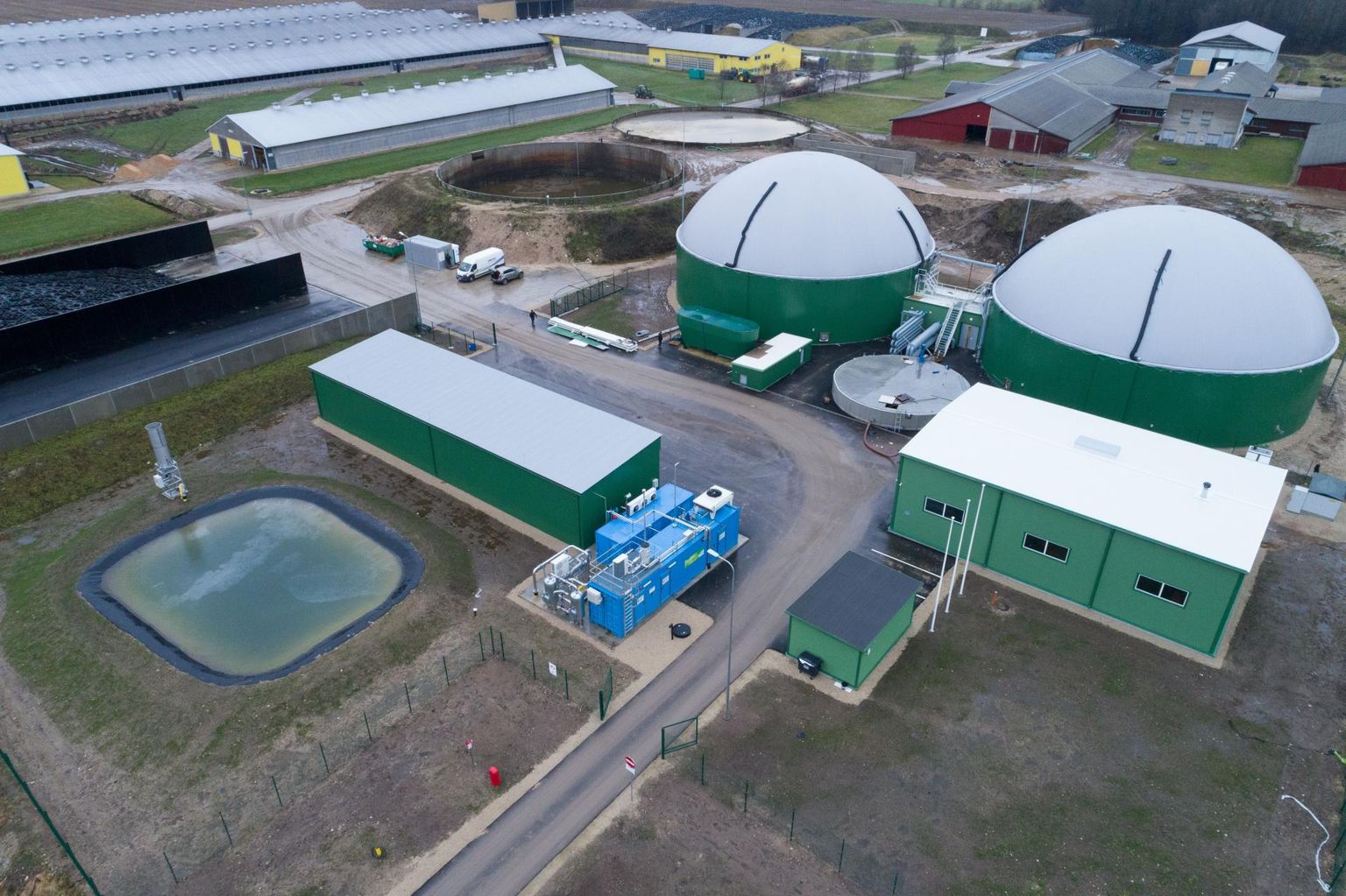 Koksvere külas avatakse reedel Baltimaade esimene põllumajandusliku biometaani jaam.