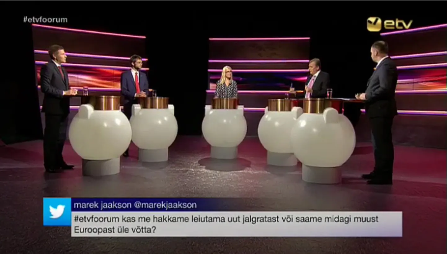 ETV "Foorum" sai uue stuuidokujunduse ja vaatajate säutsud.