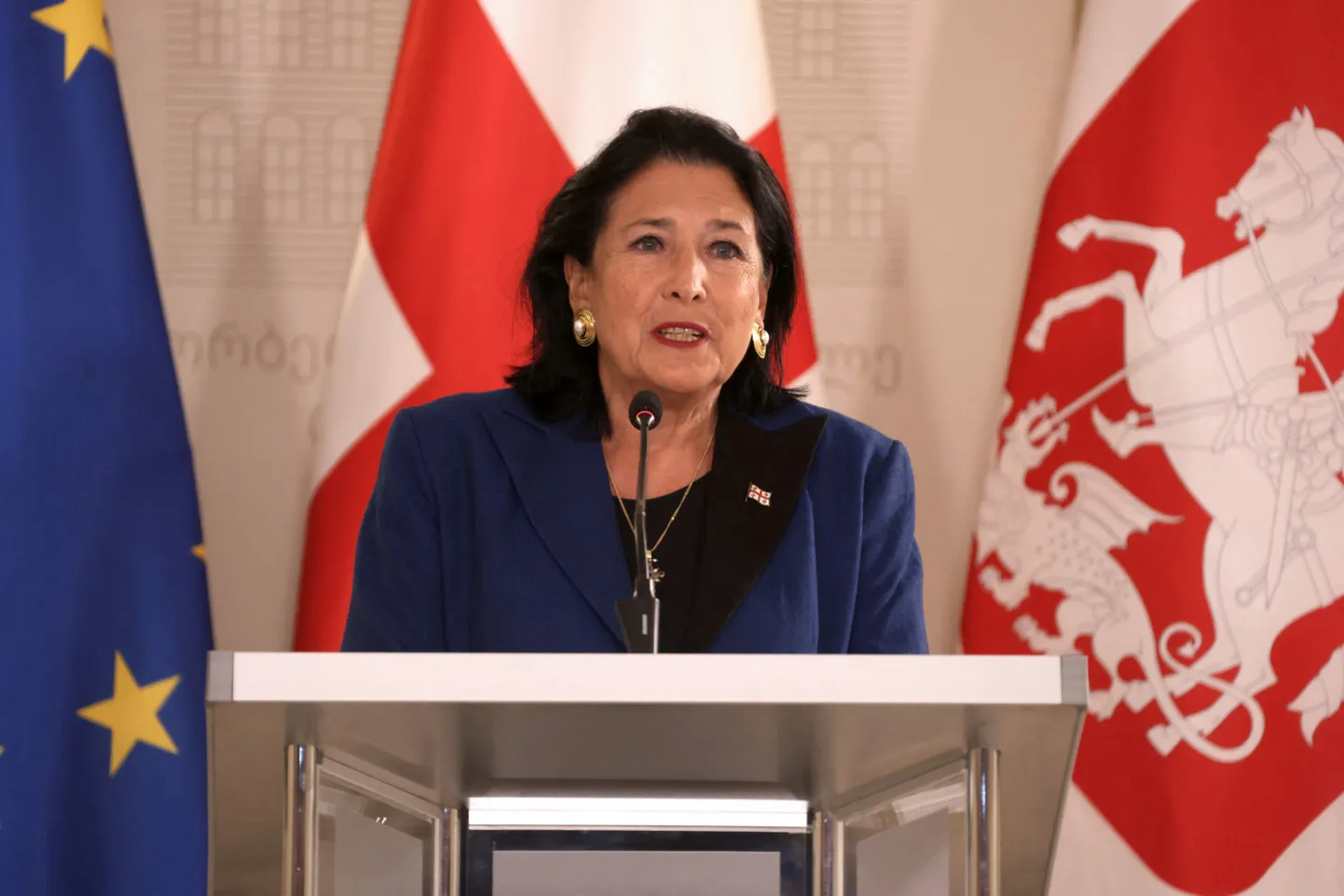Gruzijas prezidente Salome Zurabišvili
