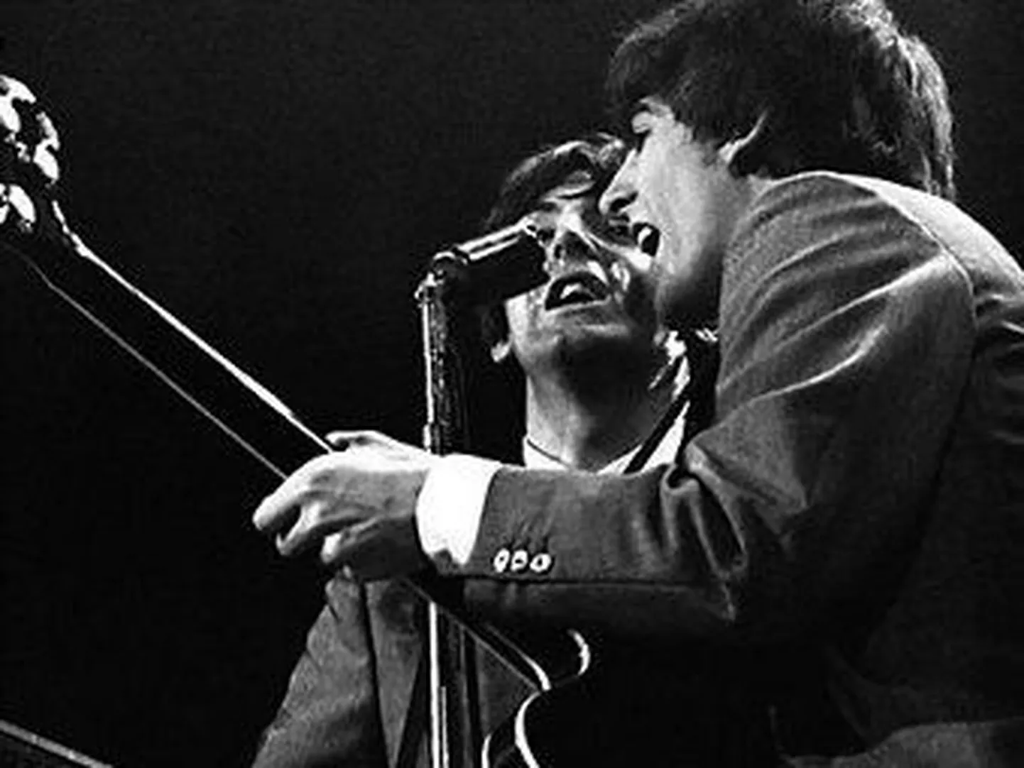 Один из сделанных Митчеллом снимков The Beatles