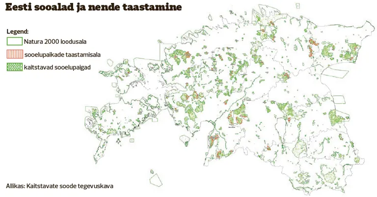 Eesti sooalad ja nende taastamine