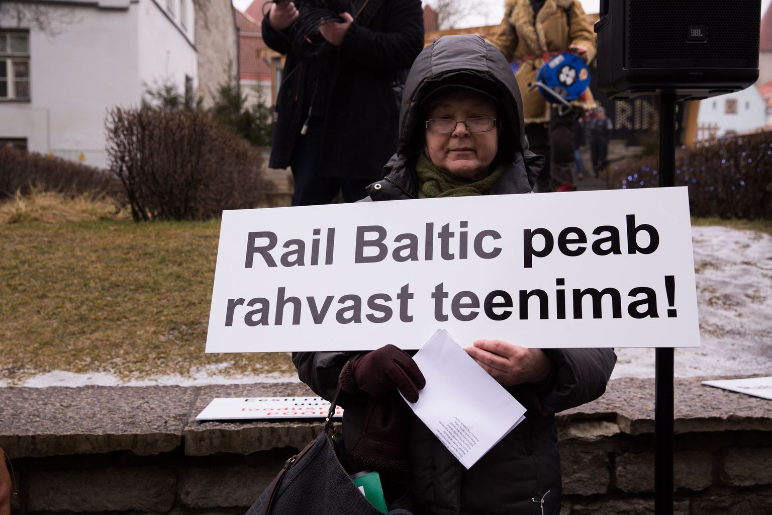 Rail Balticu vastane meeleavaldus