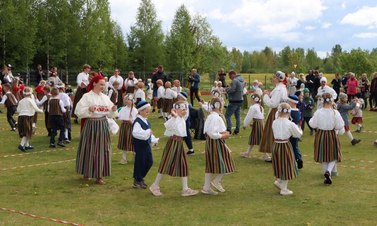 Праздник песни и танца воспитанников детских садов Ида-Вирумаа.