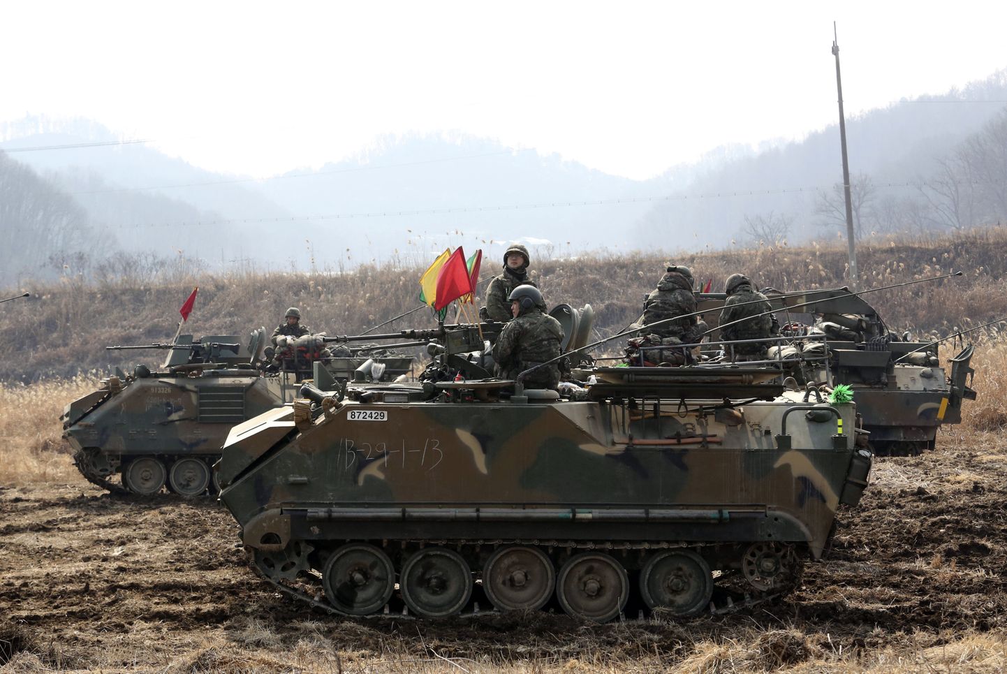 Lõuna-Korea sõjaväelased õppusel Yeoncheonis.