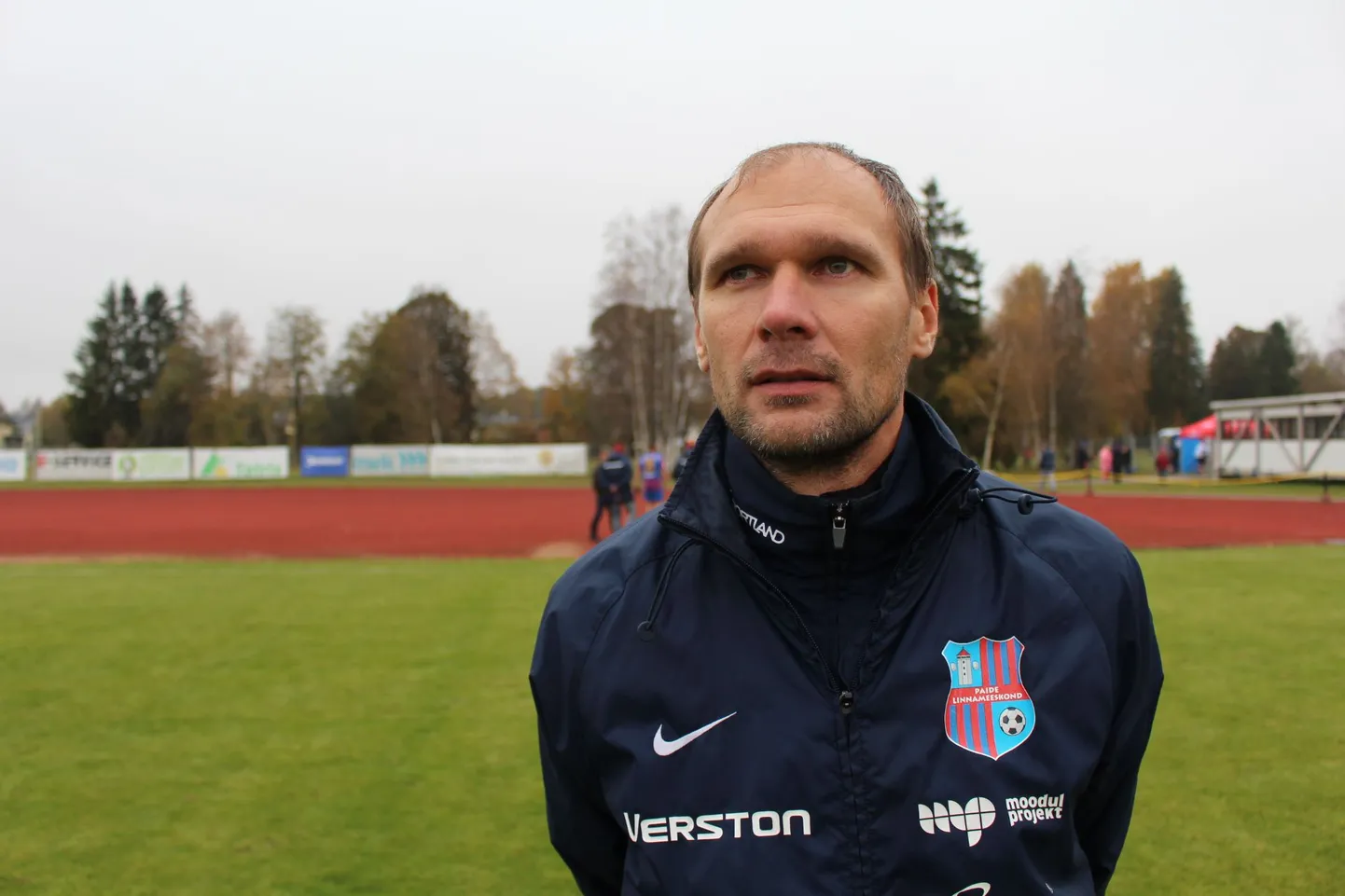 Paide linnameeskonna peatreener Meelis Rooba.