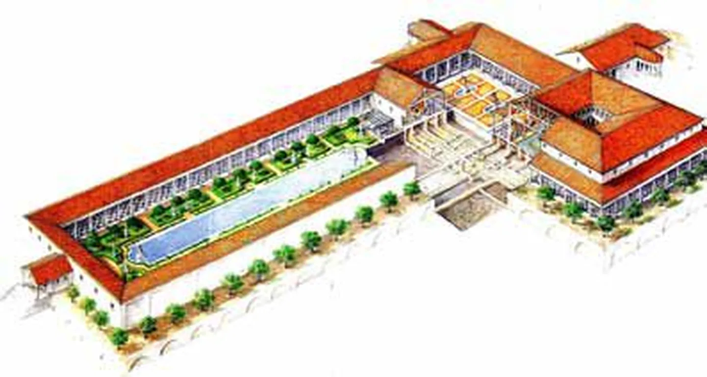 Villa dei Papyri rekonstruktsioon