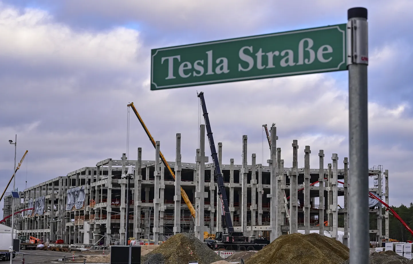 Eelmise aasta jaanuaris oli Tesla tehase ehitus veel üsna algstaadiumis. "