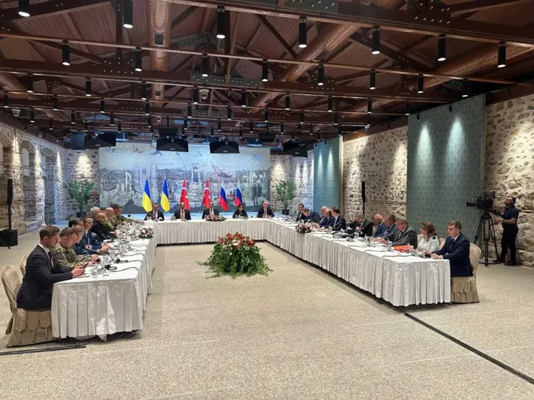 Встреча делегаций России и Украины.