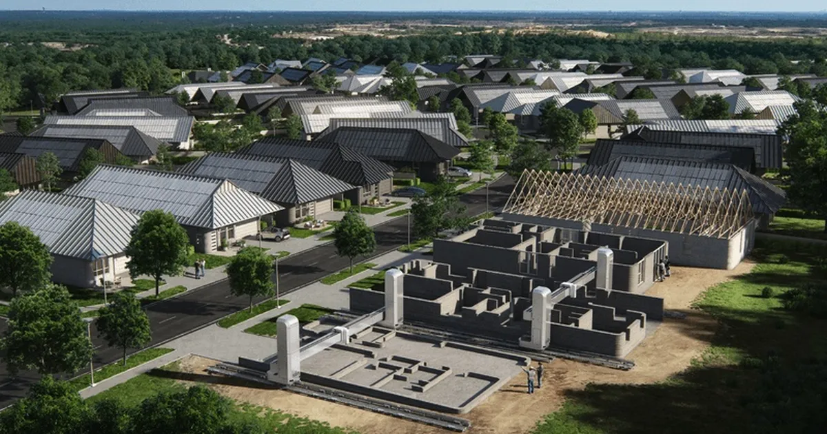 Casele imprimate 3D tocmai au fost finalizate în Texas