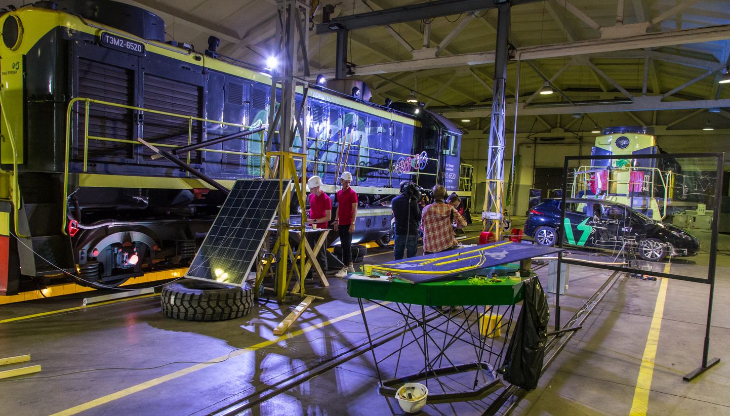 Rube Goldbergi masina ehitamine on populaarne ülesanne, mille said ka ETV teadussaate "Rakett 69" kümnenda hooaja finalistid, kes tegid seda võttepaigaks kohandatud Eesti Energia Ahtme depoos.