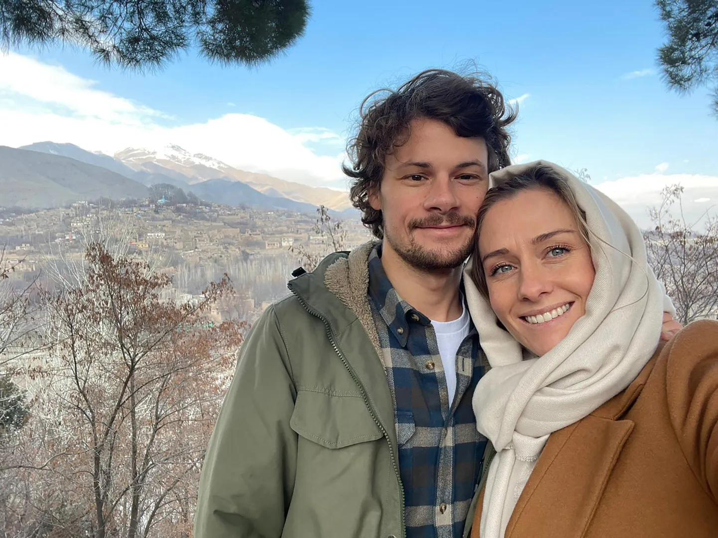 Charlotte Bellis ja ta elukaaslane Jim Huylebroek Afganistanis Kabulis
