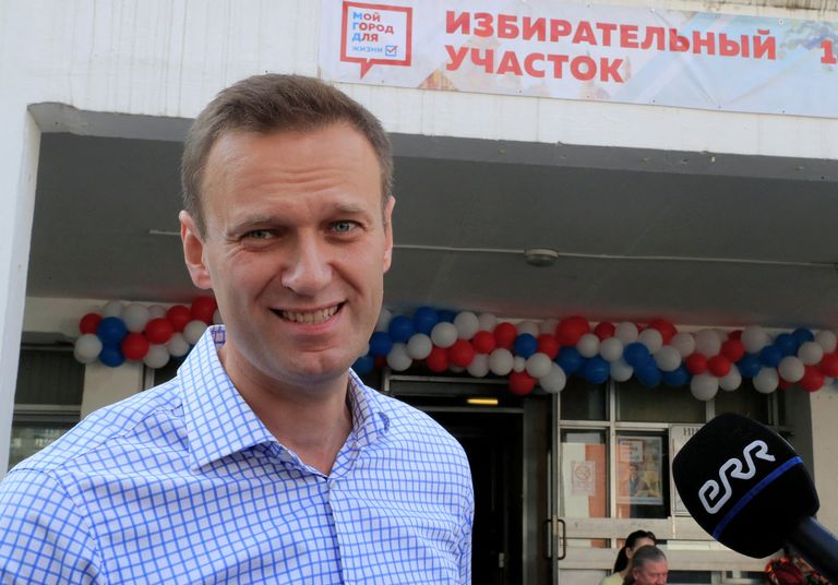 Алексей Навальный в 2019 году на волне короткого успеха разработанной его сторонниками системы «умного голосования», ставшей одной из главных причин его неустанного преследования.
