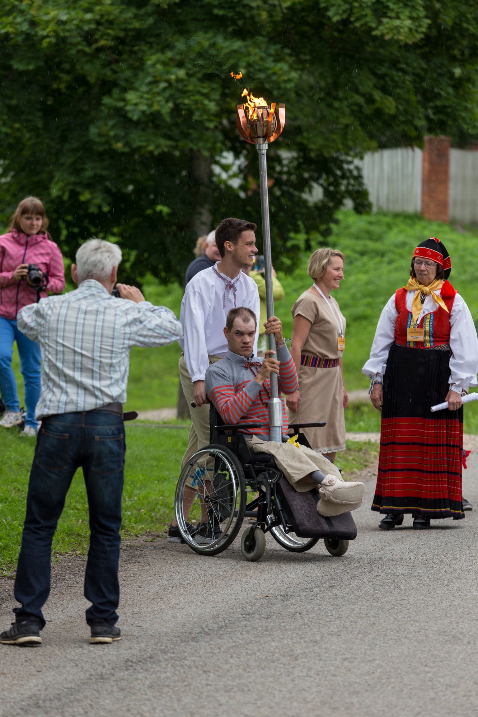Erivajadustega inimeste laulupidu Viljandis toimus ka aastal 2017.