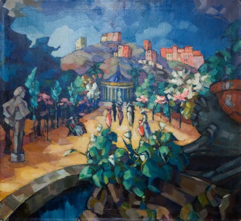 Konrad Mägi. «Itaalia maastik. Rooma».