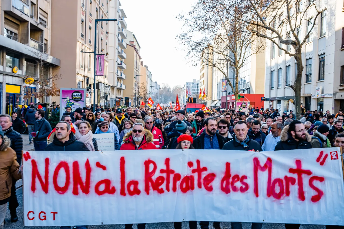 Pensioniprotestid Lyoni linnas