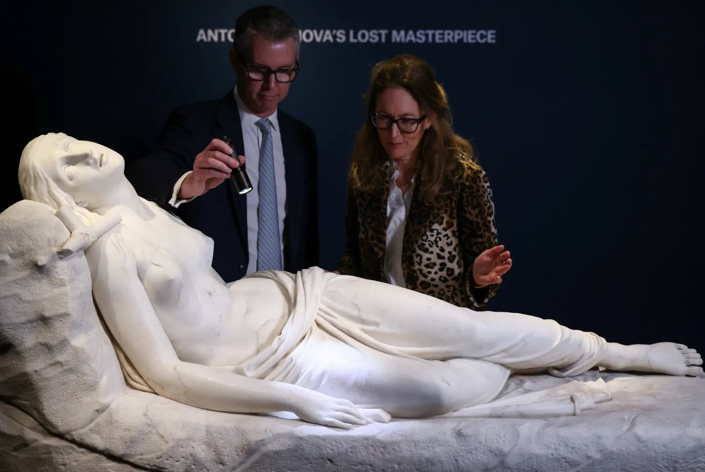Antonio Canova skulptuur Magdalena Giacente.