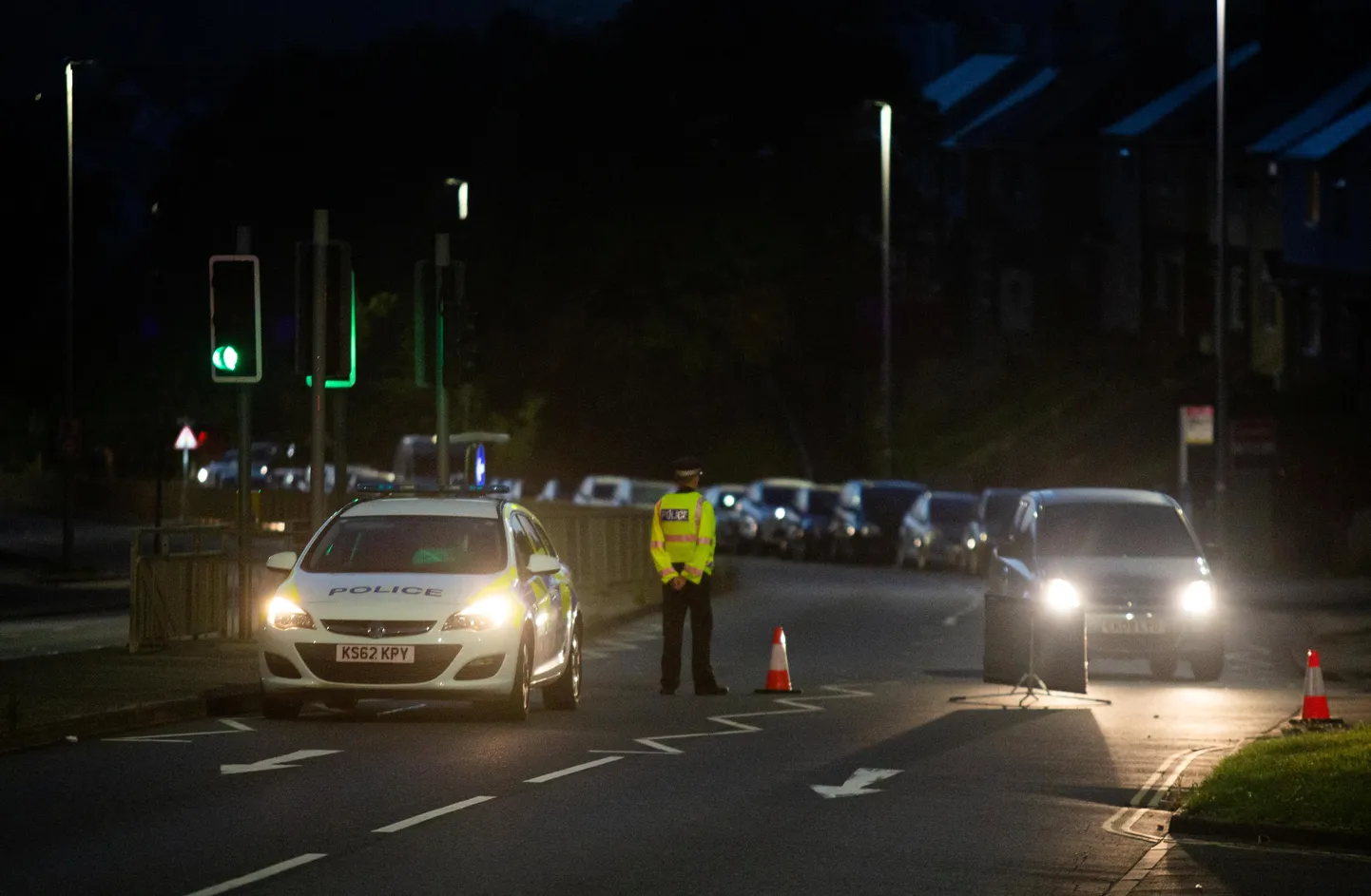Politsei Plymouthis sündmuskohal.
