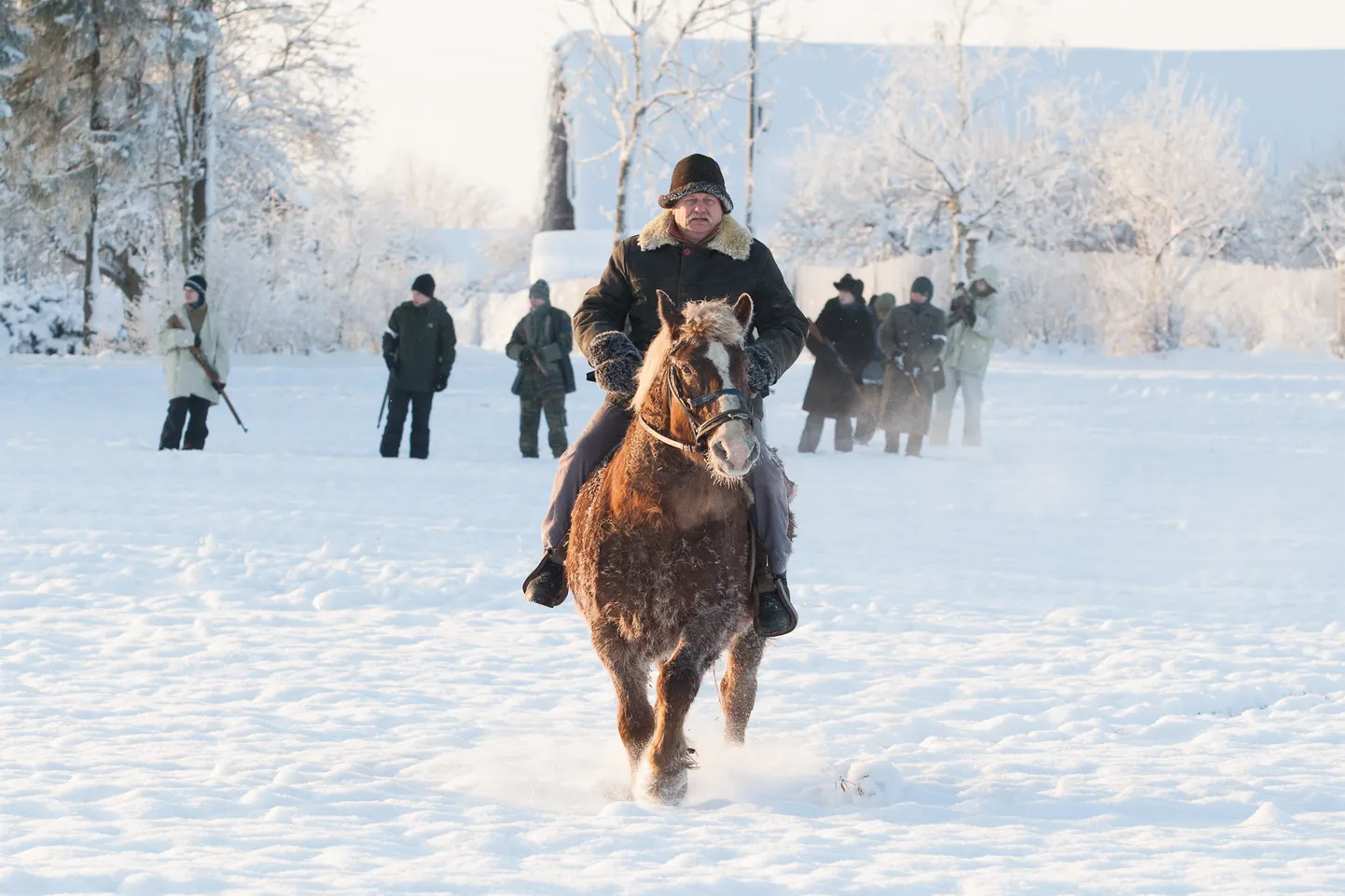 Viimati taaselustati Pagaril toimunud lahing 2014. aastal.  MATTI KÄMÄRÄ