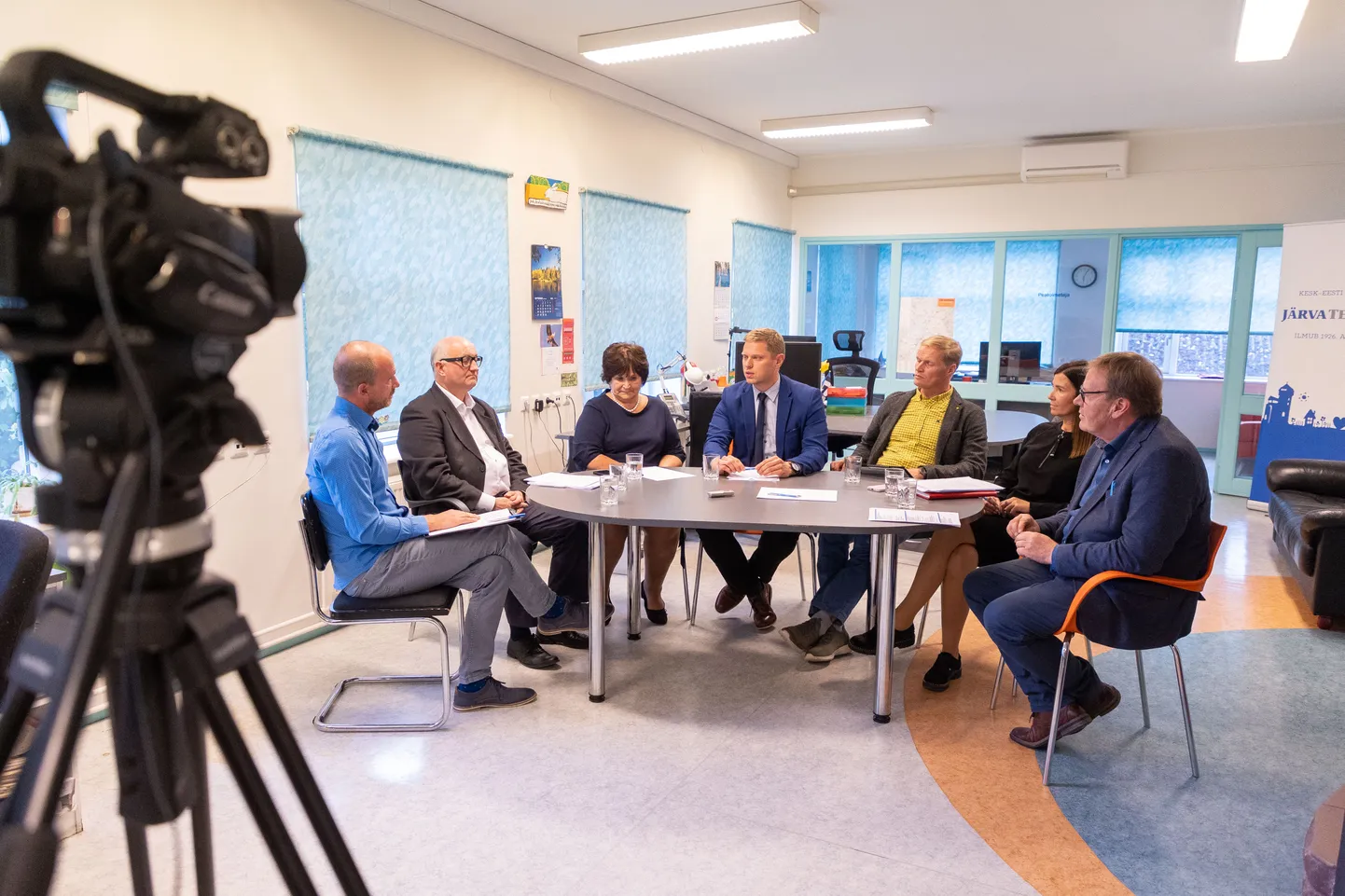 Paide poliitika. Valimisdebatid. Priit Värk, Priit Põder,Kersti Sarapuu, Tarmo Alt, Siret Pihelgas, Ants Hiiemaa.

Foto: Dmitri Kotjuh/ Järva Teataja