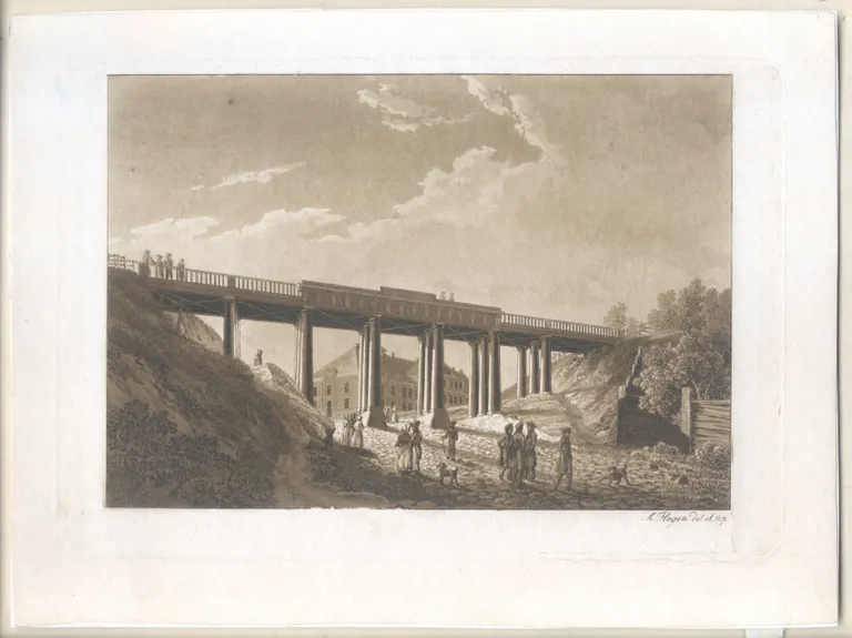 Inglisild. A. M. Hagen. 1828. Akvatinta.