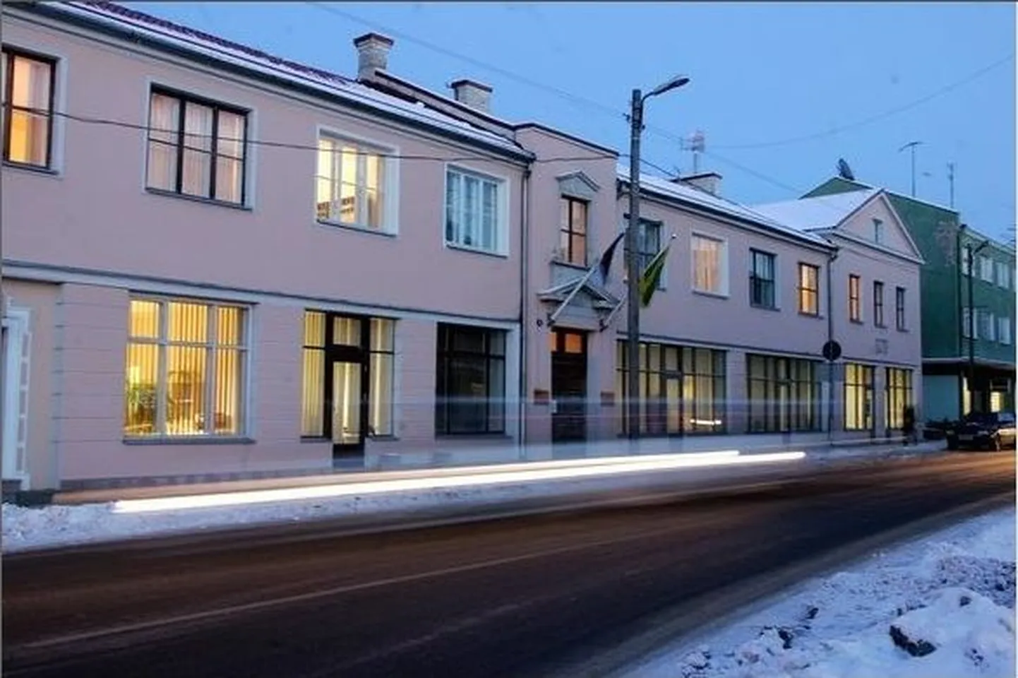 Võru linnavalitsuse hoone.