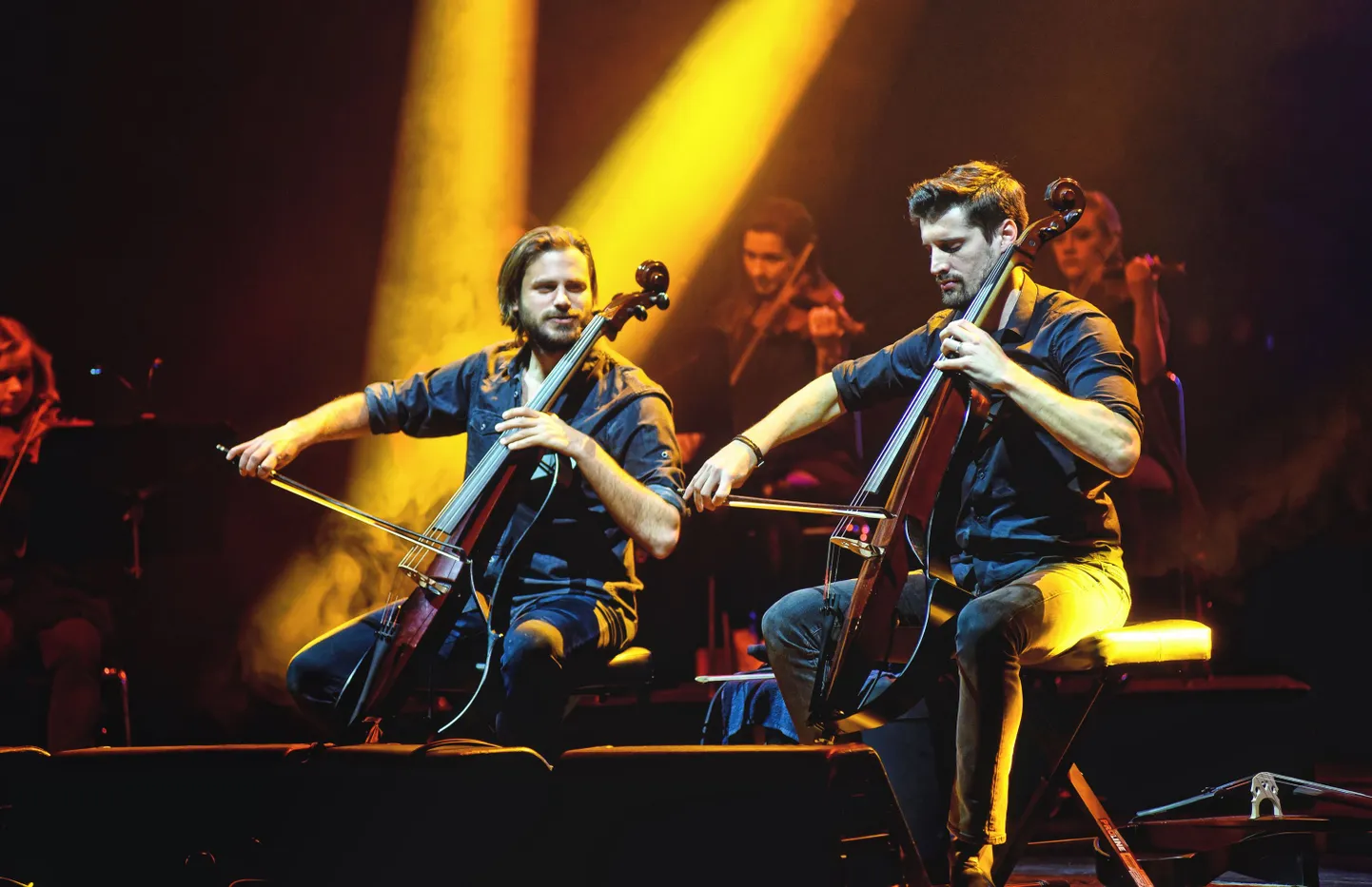 Tšelloduo 2Cellos, koosseisus Stjepan Hauser ja Luka Šulic.