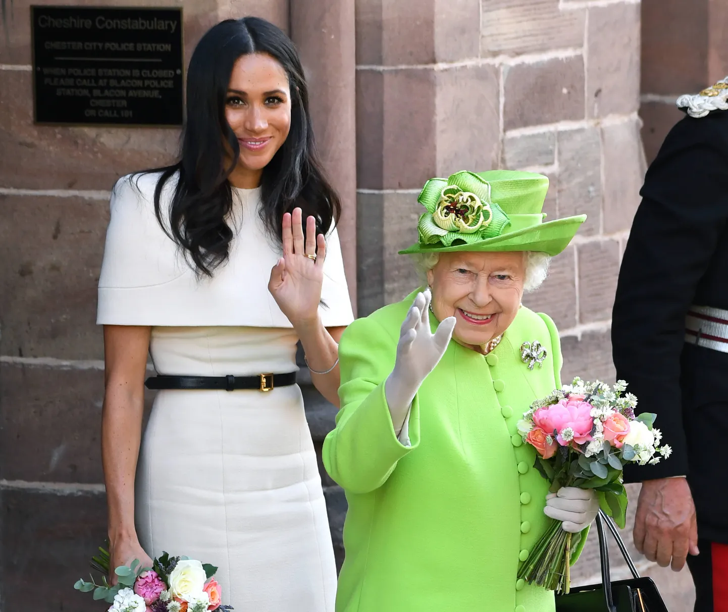 Meghan Markle ja kuninganna Elizabeth II.