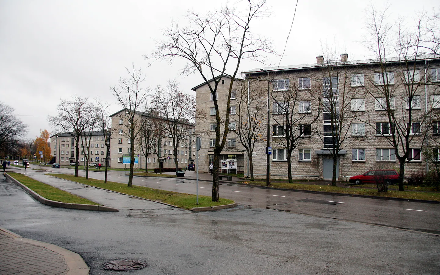 Улица Кеск в Силламяэ.